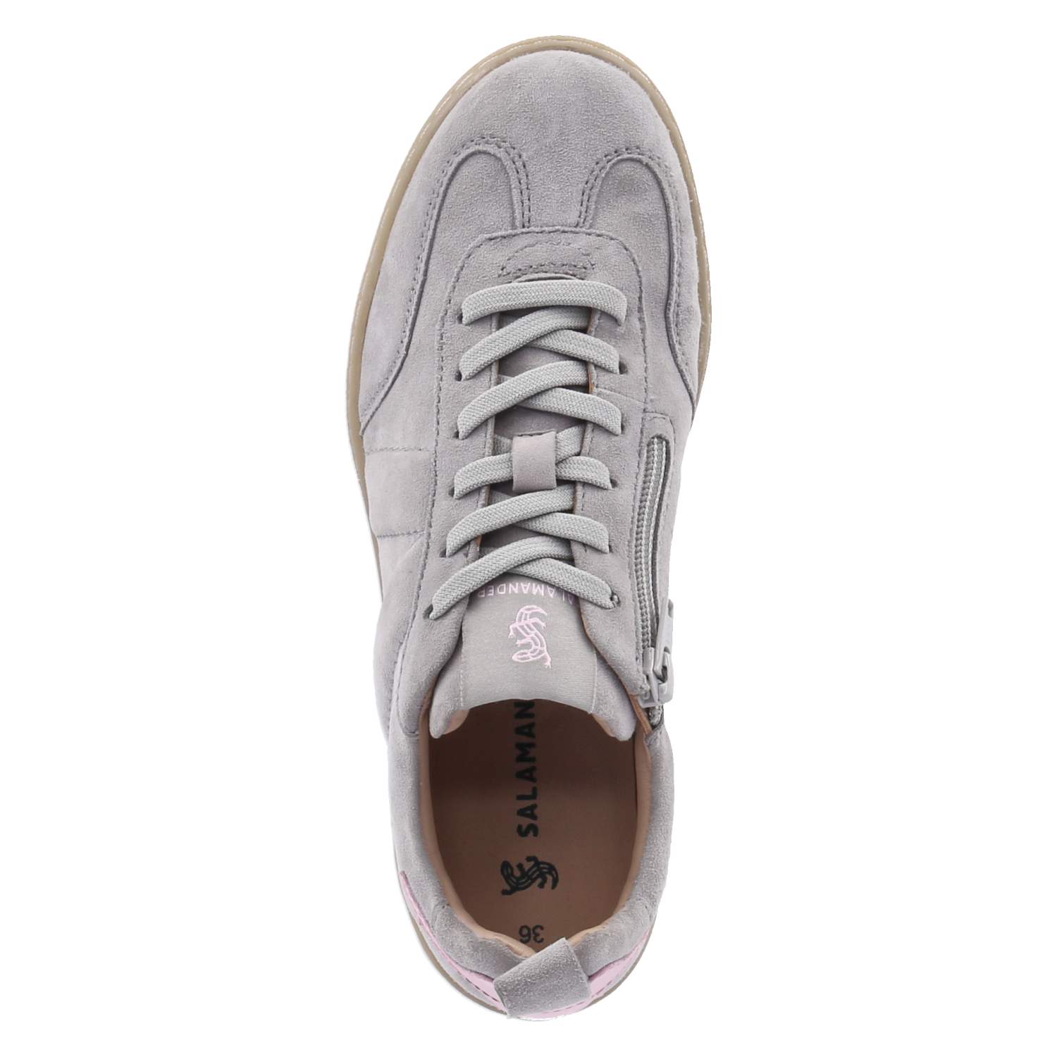 Salamander Low Sneaker - light grey / rose
