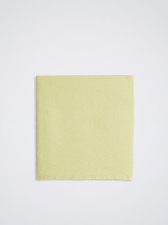 Pashmina feita com materiais reciclados - Amarela