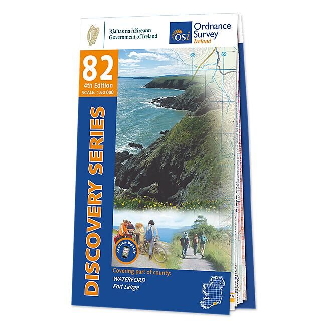 ORDNANCE SURVEY - 82 WATERFORD IRLANDE 1 50 000