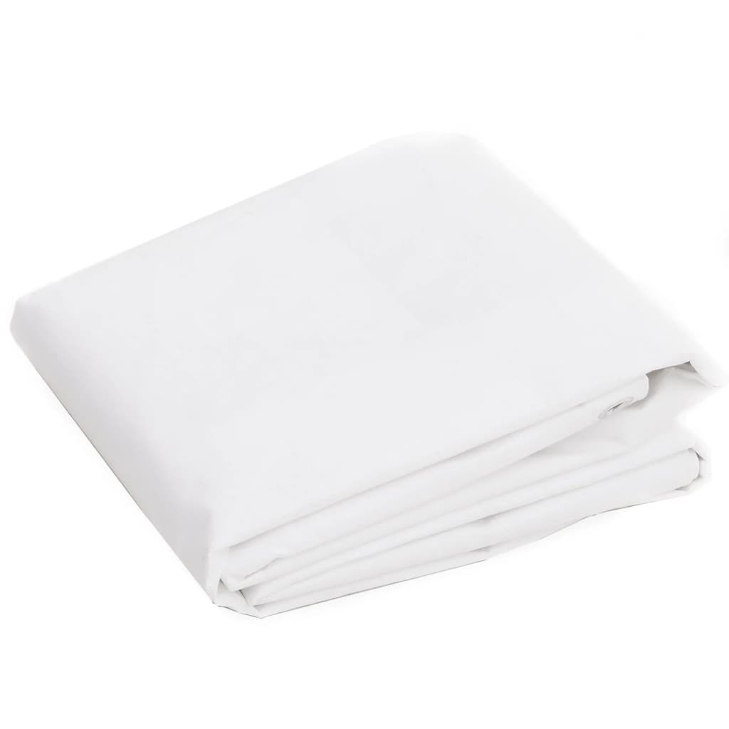 Bâche 260 g/m² 6x12 m blanc pehd