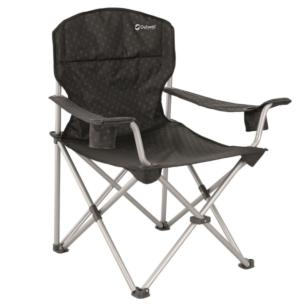 Cadeira de camping dobrável Outwell Catamarcaxl 90x62x96 cm preta 470048