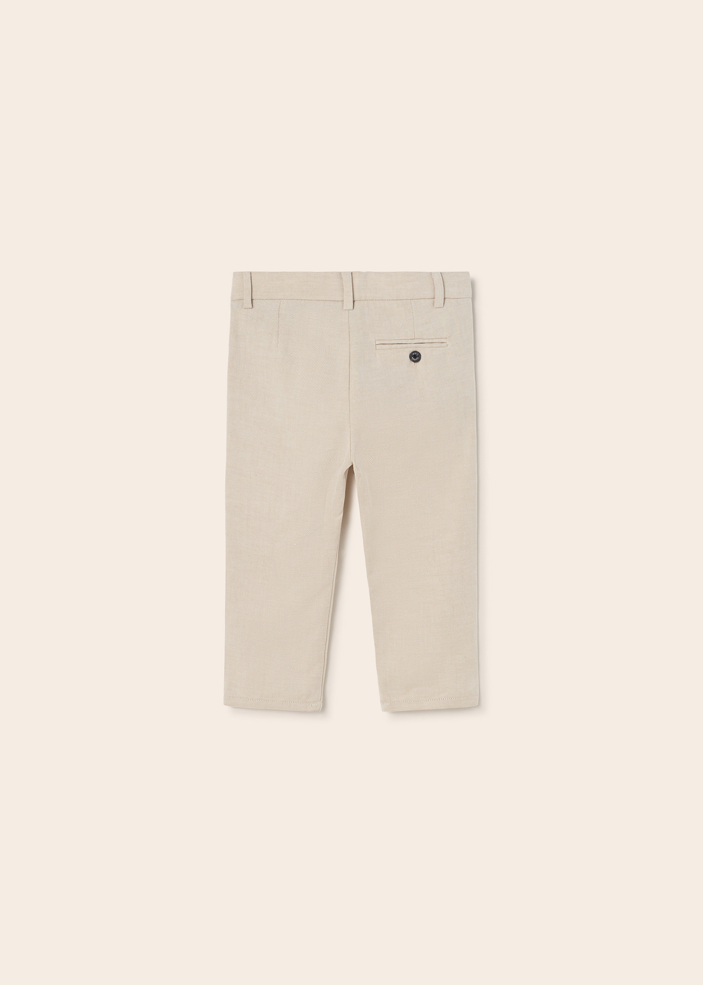 Calças chino de linho para bebê