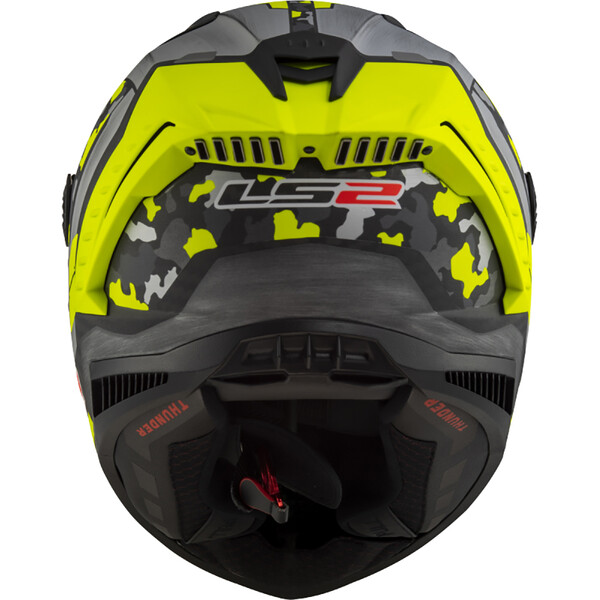 LS2 - Casque FF805 Thunder Carbon Replica Space Jaune fluo / Gris Mat