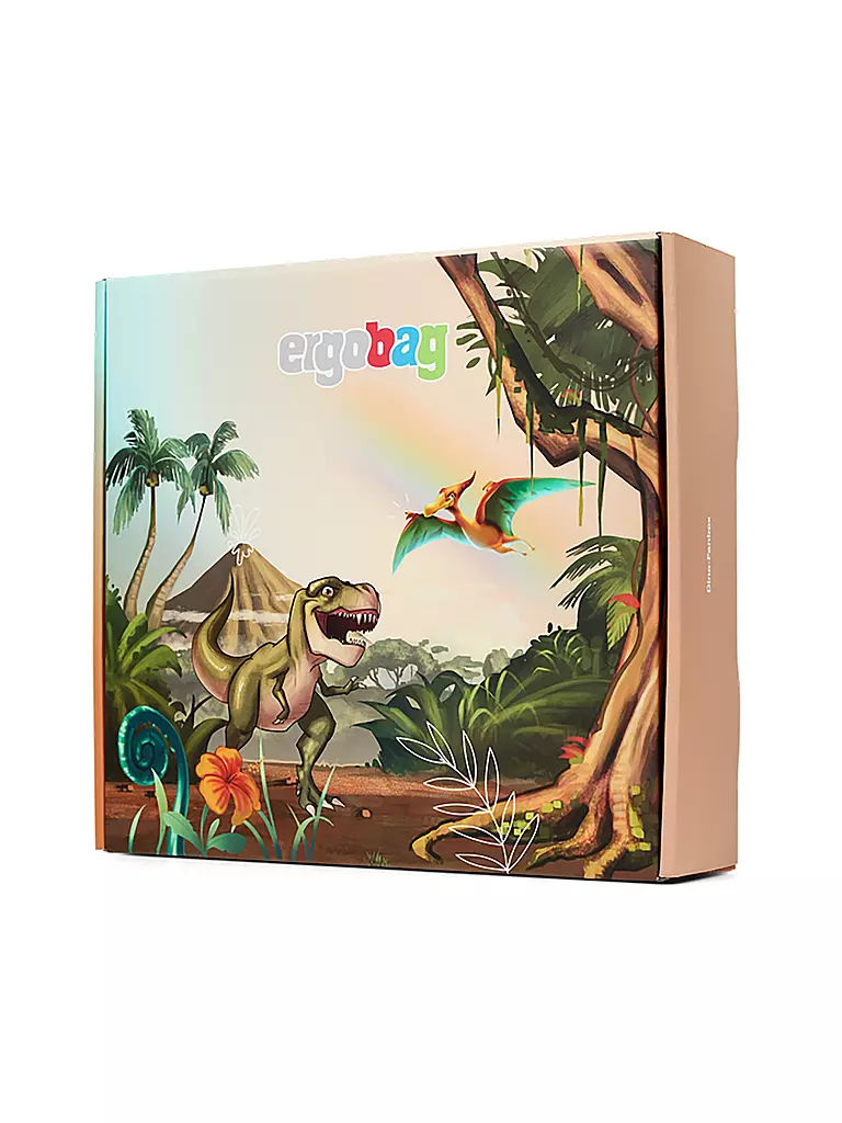 ERGOBAG Fan Box - Dinosaurier rosa