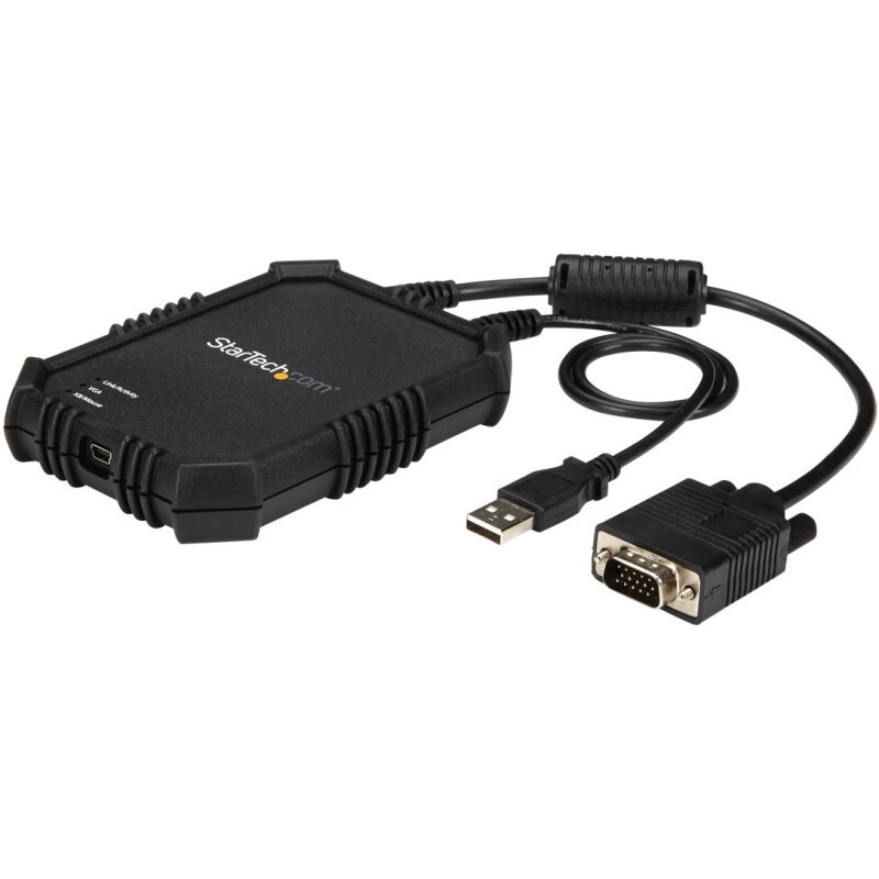 StarTech.com Adaptateur crash cart pour PC portable avec boîtier durable - Console KVM USB avec transfert de fichier et acquisition vidéo