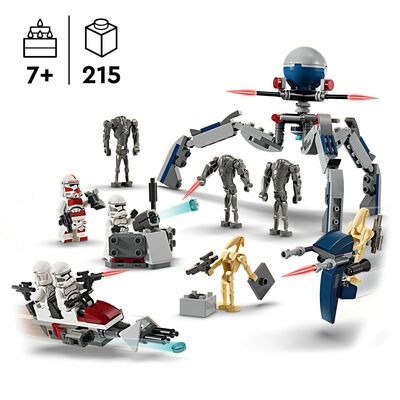 LEGO Star Wars TM 75372 Stridspakke med klonesoldat og kampdroide