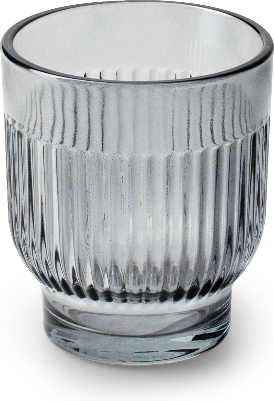Jodeco waxinelichthouder Dex antraciet D 7,5 H 8,5 cm