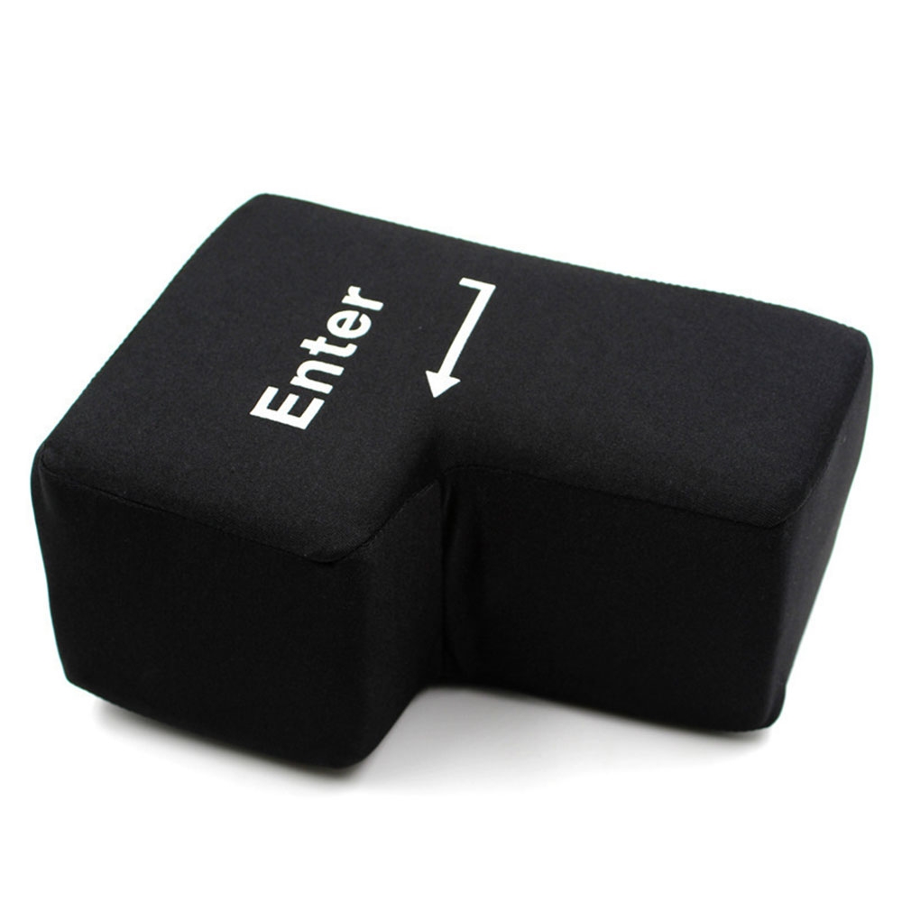(21 cm) XXL Enter Taste Anti-Stress Kissen Grosse Eingabetaste USB-Anschluss PC / Laptop