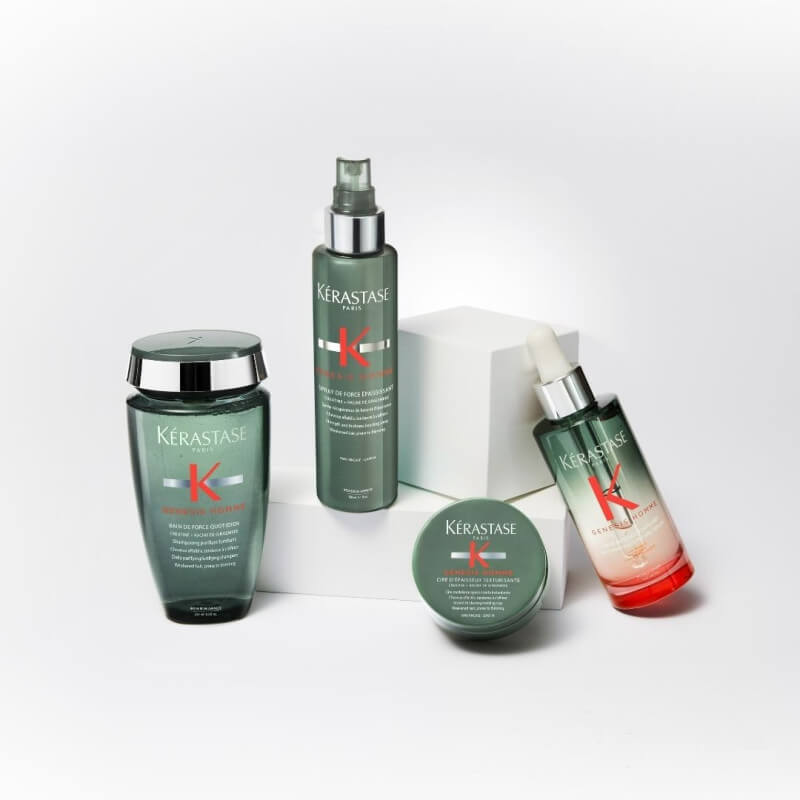 Trio cheveux force Genesis homme Kérastase