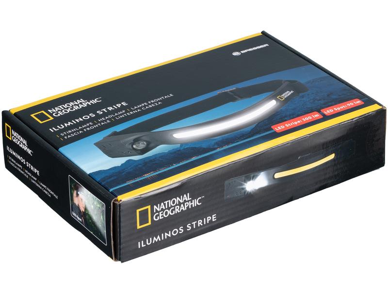 National Geographic Stirnlampe National Geographic Iluminos Kinder-Stirnlampe mit vielen praktischen Features