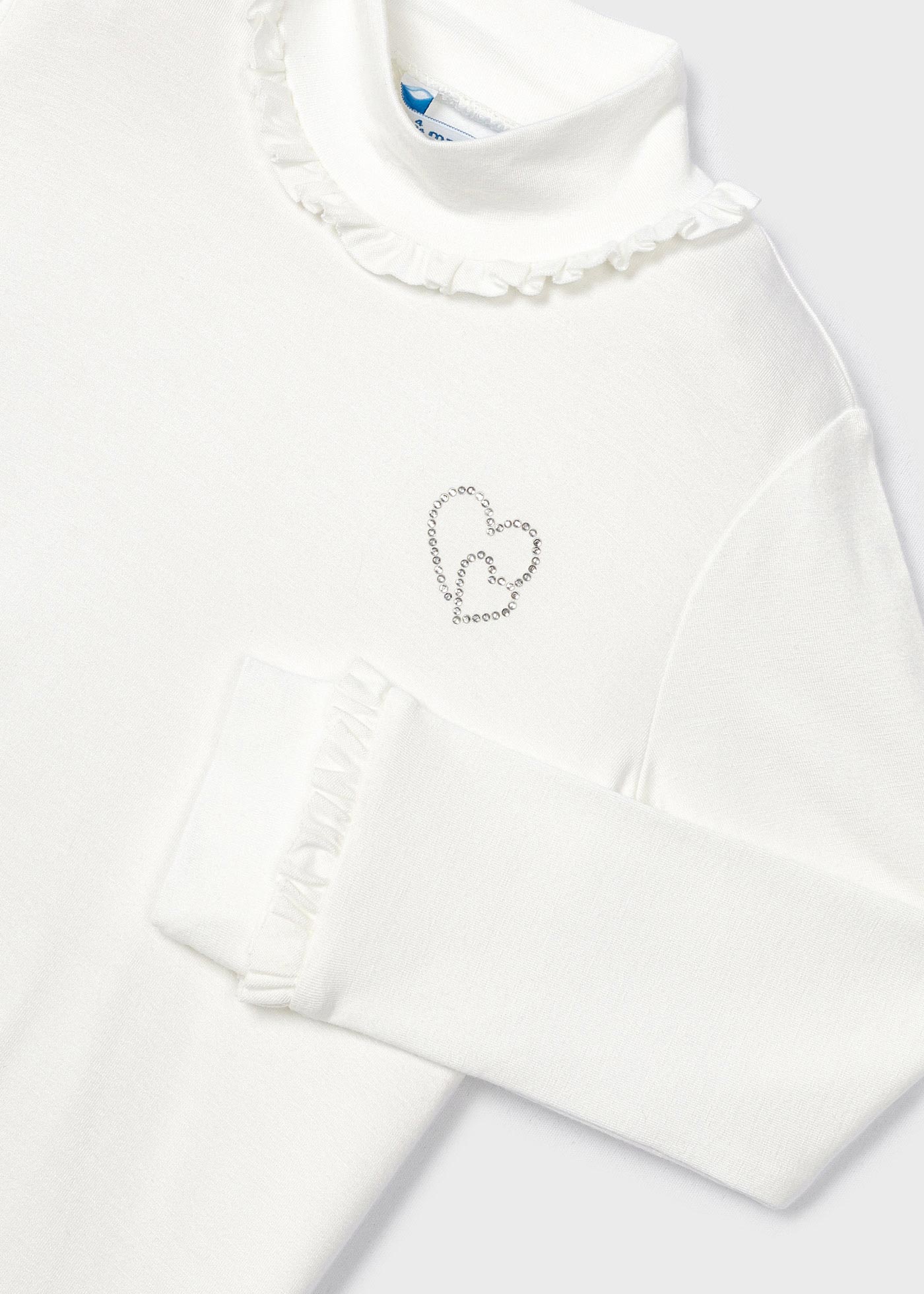 Camiseta feminina com estampa de meio cisne