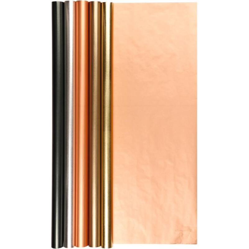 Kraft blanc irisé, 2x0,70m 30rlx ass. - Assortiment