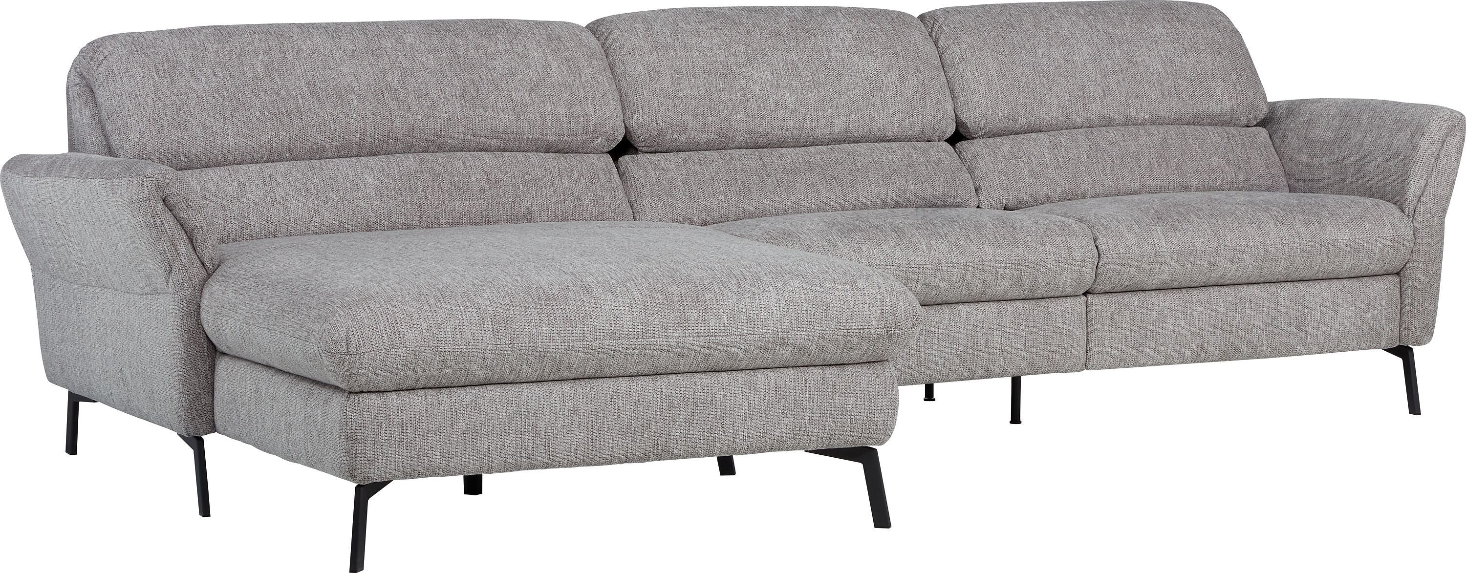 SEBO Ecksofa - Grau / B: 284.0 cm x T: 161.0 cm x H: 84.0 cm