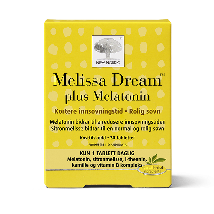 Melissa Dream plus Melatonin 30 tabletter