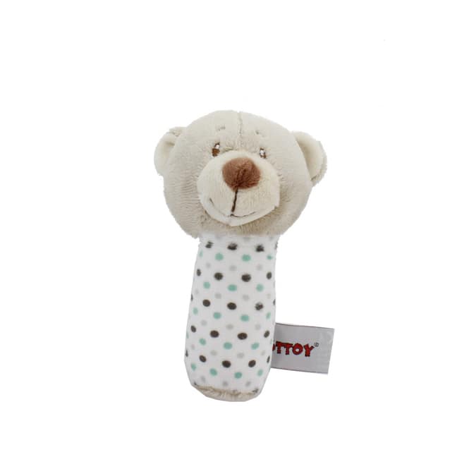 Besttoy - Softrassel - Bär - beige/türkis