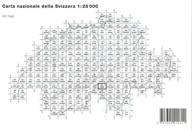 BUNDESAMT - 1271 BASODINO ECHELLE 1 25 000