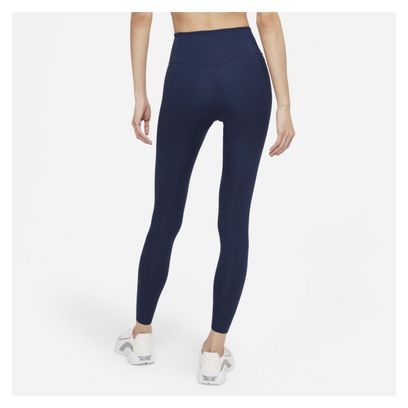 Collant Long Femme Nike One Lux Bleu