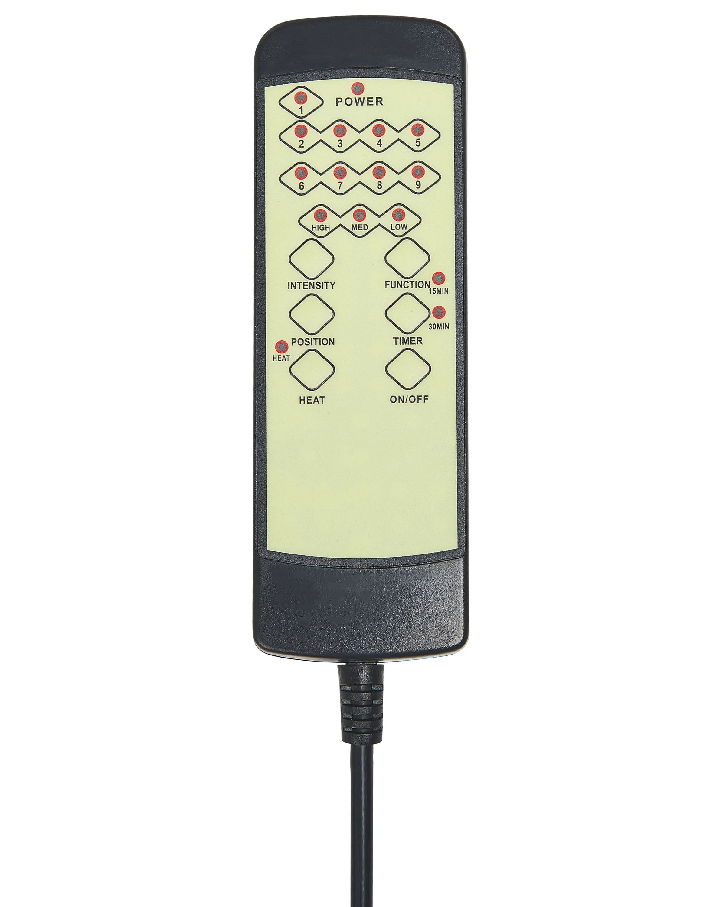 Massagestoel met verwarming GRANDEUR Kunstleer Beige