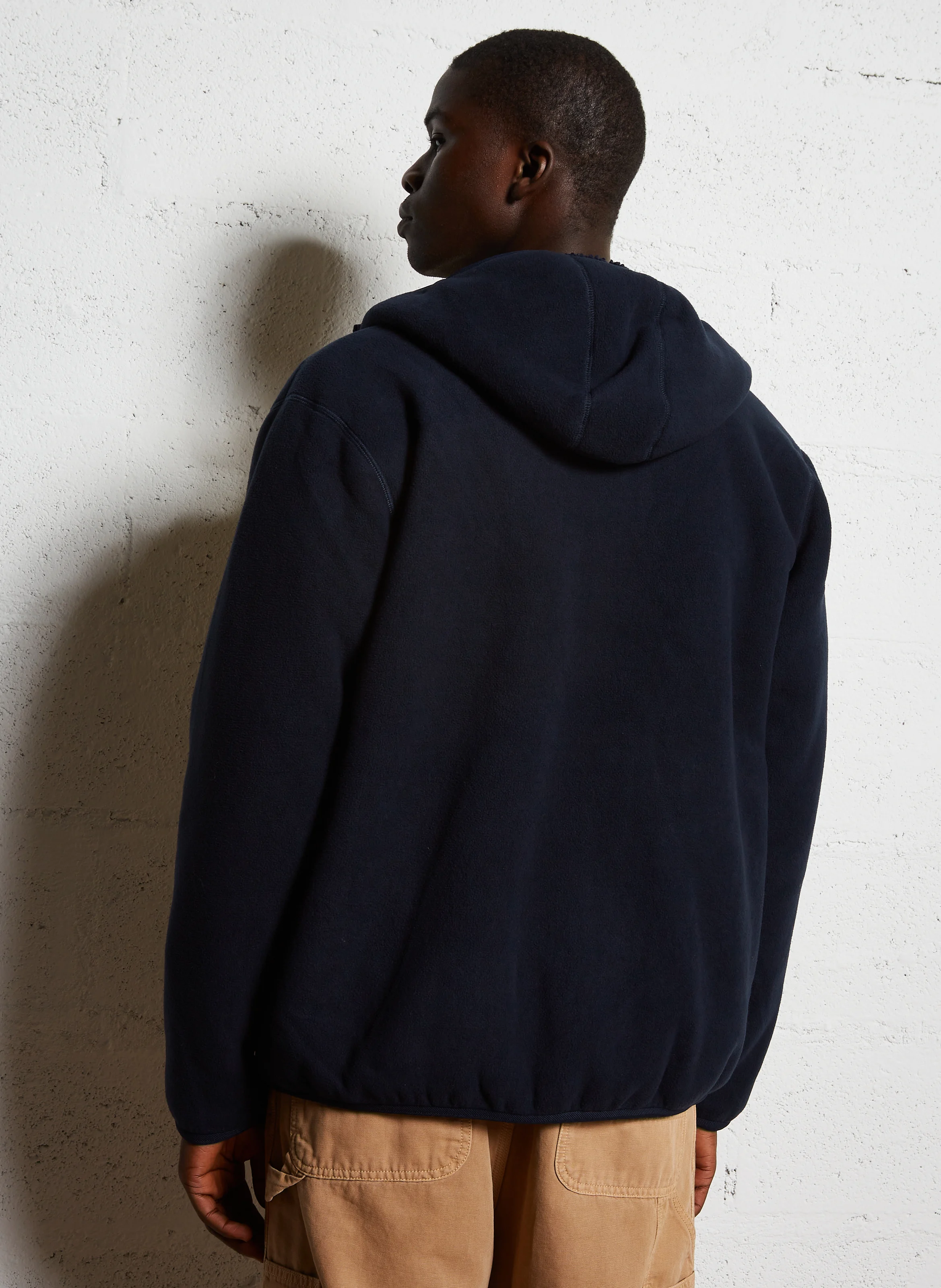 JACK SHERPA POLAR DOUBLE - Polaire à capuche | Bleu