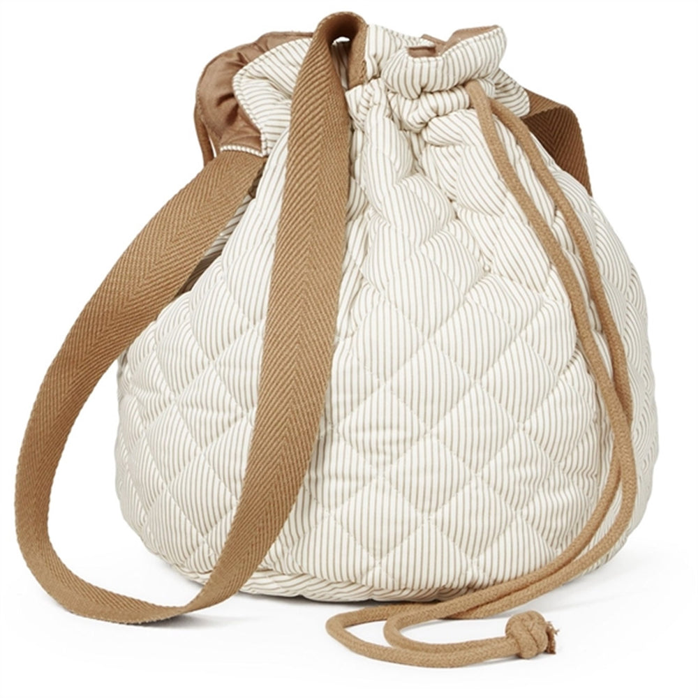 Projekttaske Classic Stripes Camel