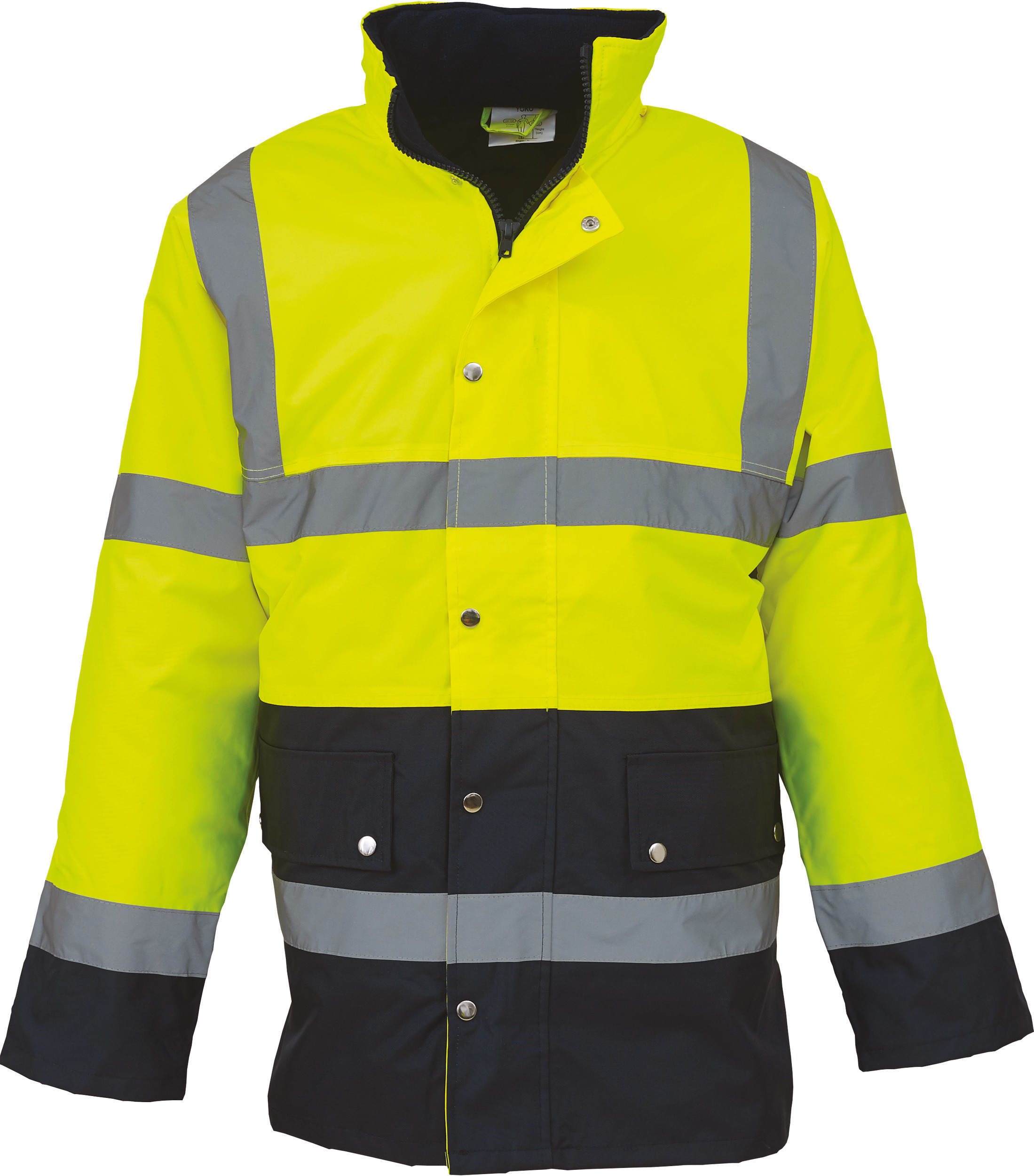 Yoko YHVP302 - Veste de sécurité bicolore haute visibilité