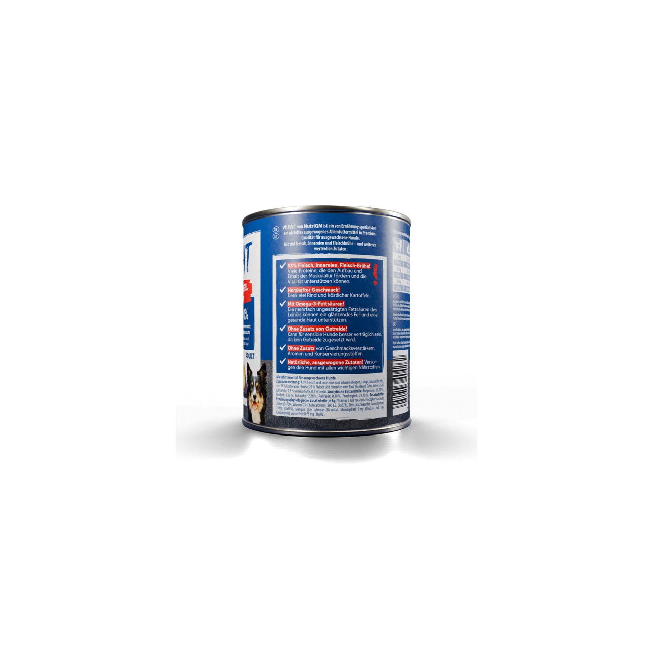 NutriQM Nassfutter Rind und Kartoffel