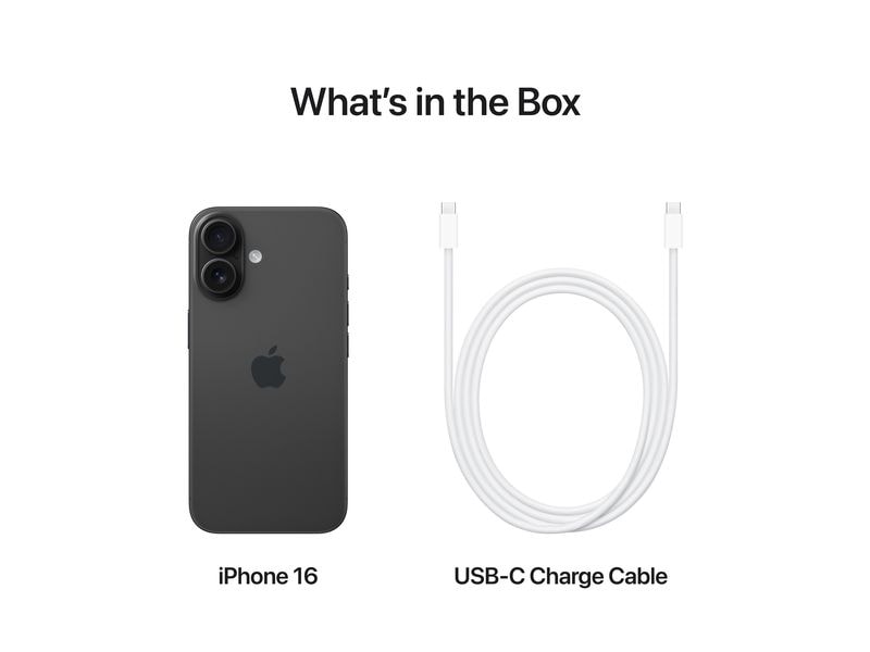 Apple iPhone 16 128 GB Schwarz IPhone 16. Superschnell. Supersmart.