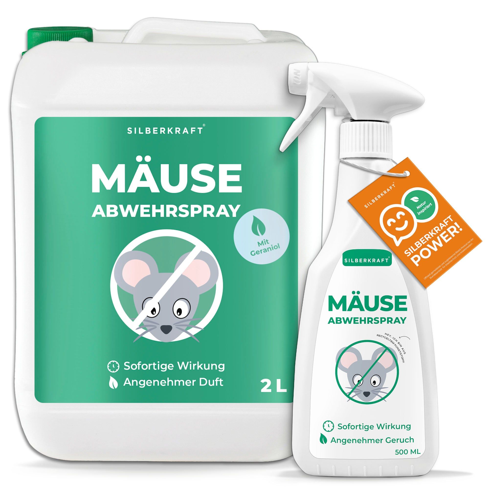 SILBERKRAFT Mäuse-Abwehr-Spray