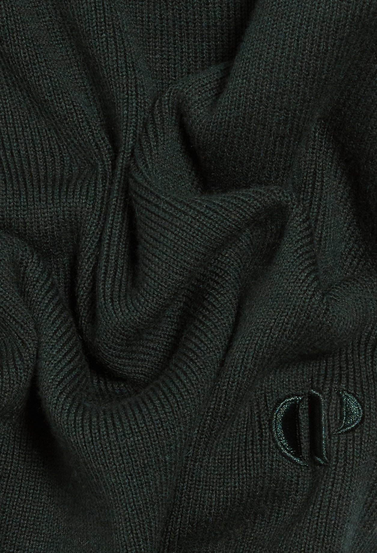 Pull bicolore &agrave; col coquille