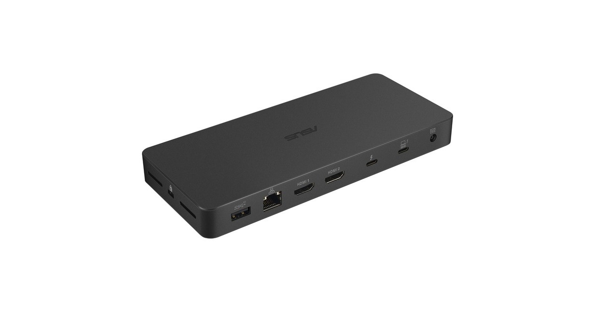 ASUSTriple 4K Thunderbolt 4 Dock DC500 dockingstation  (Zwart)