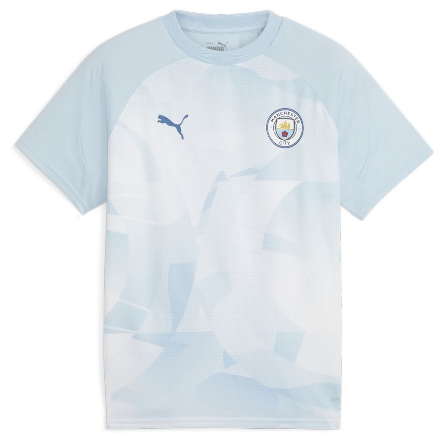 Manchester City T-shirt d'Entraînement Avant-Match - Silber/Bleu Enfant