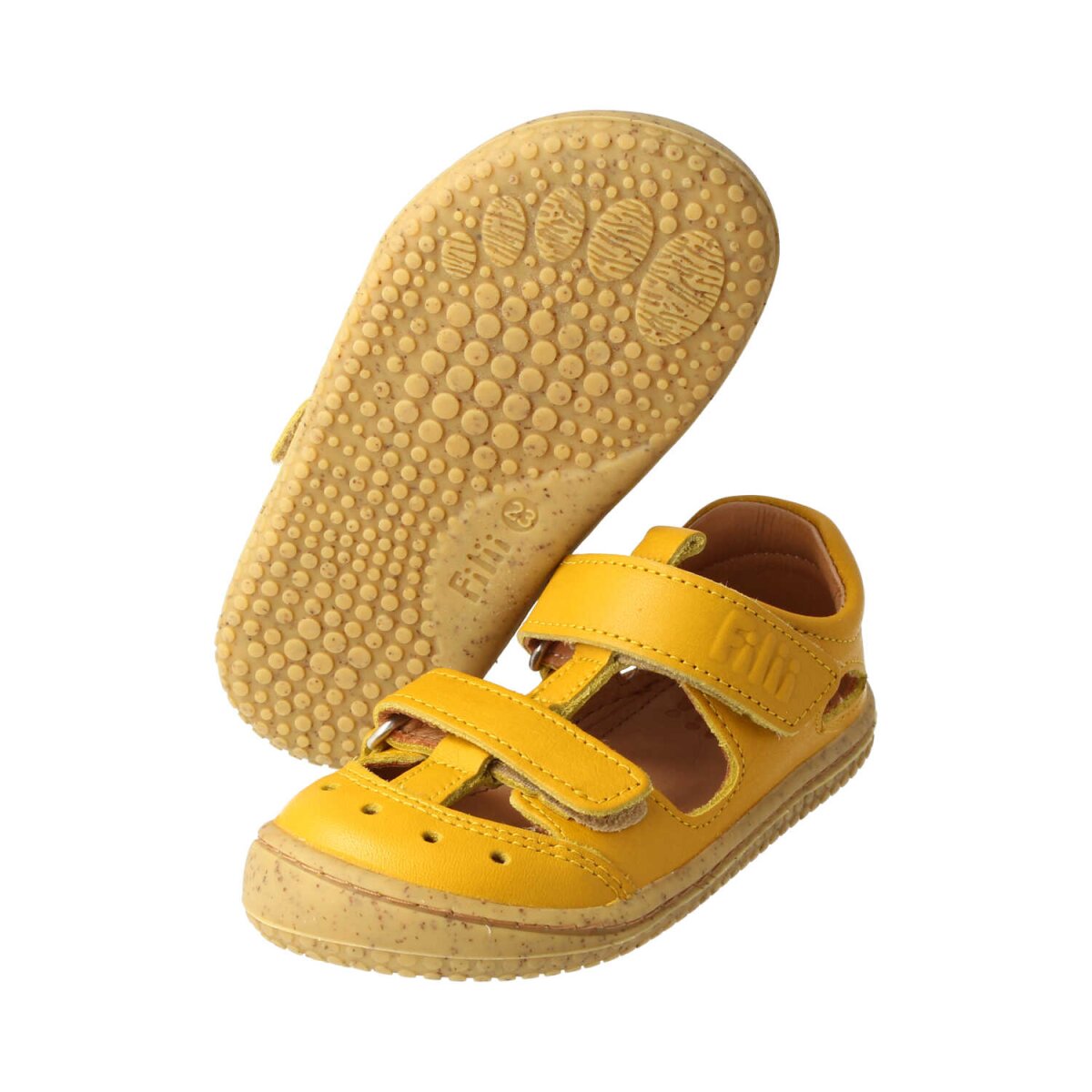 B32012-4 mustard KAIIMAN BIO nappa leather velcro Weite/M