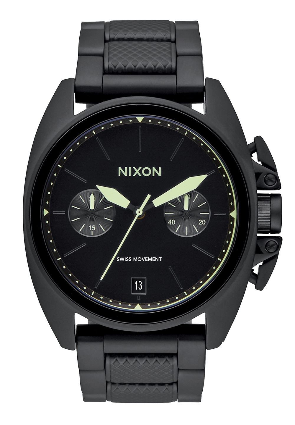 Nixon The Anthem Chrono All Black / Lum A9301256