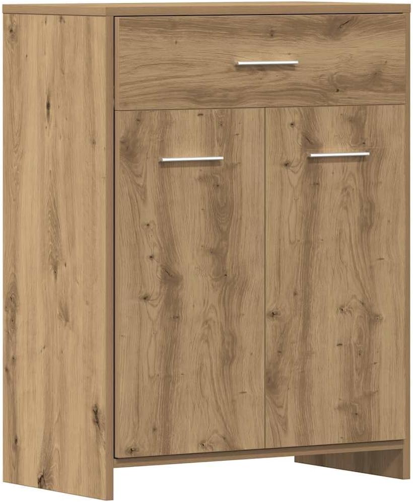 Refined Badmöbelset Badezimmerschrank Unterschrank Bad Badmöbel Unterschrank Badezimmer 4-TLG. Badmöbel-Set Artisan-Eiche Holzwerkstoff
