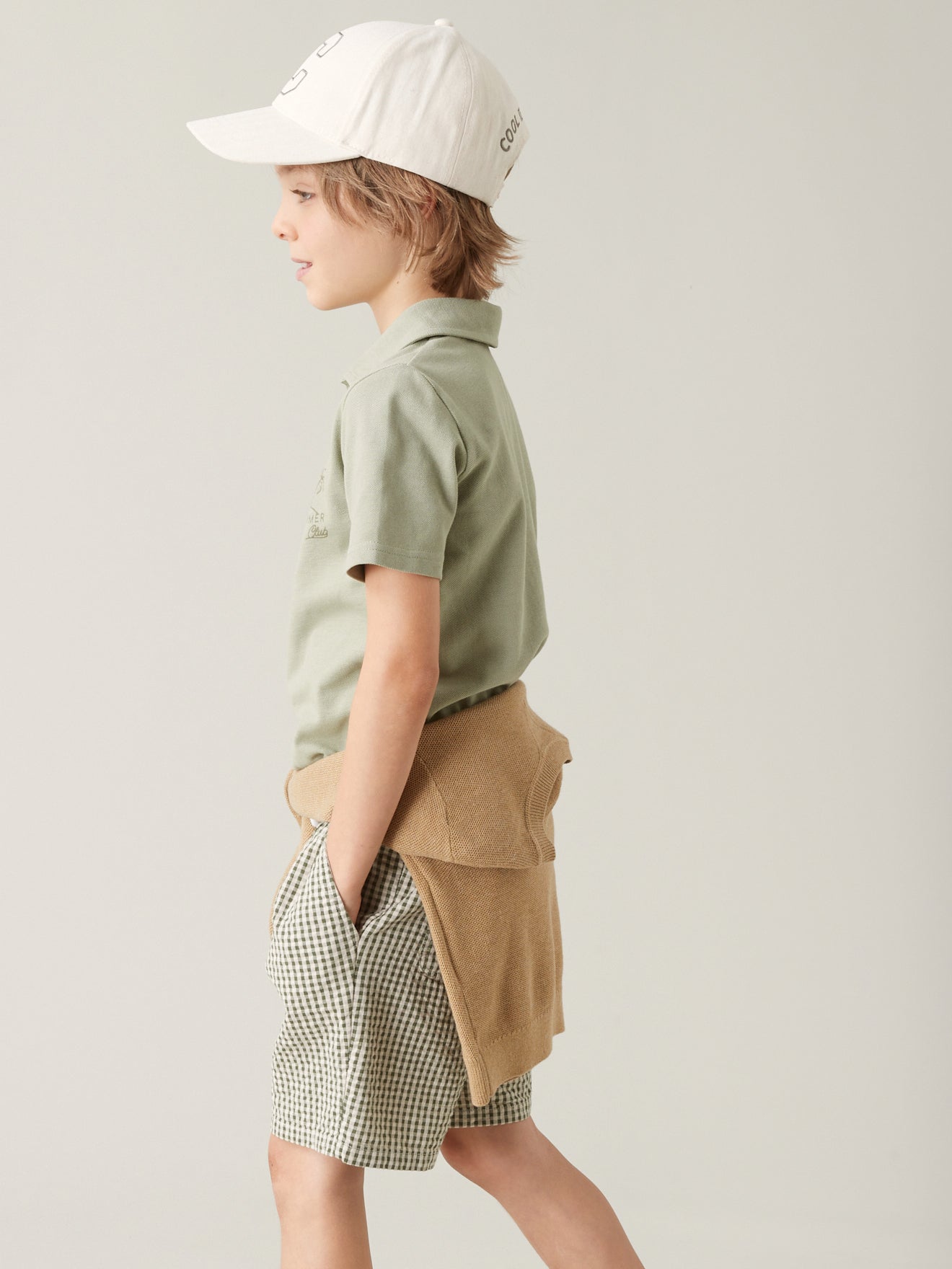 Polo en maille piquée garçon - Coton bio