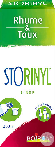 Boiron Storinyl Sirop Rhume Et Toux Adultes Et Enfants Flacon 200ml
