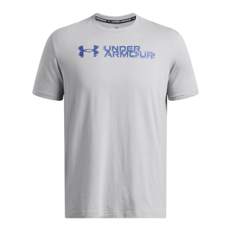 Under ArmourSliced Wordmark Short Sleeve - grau