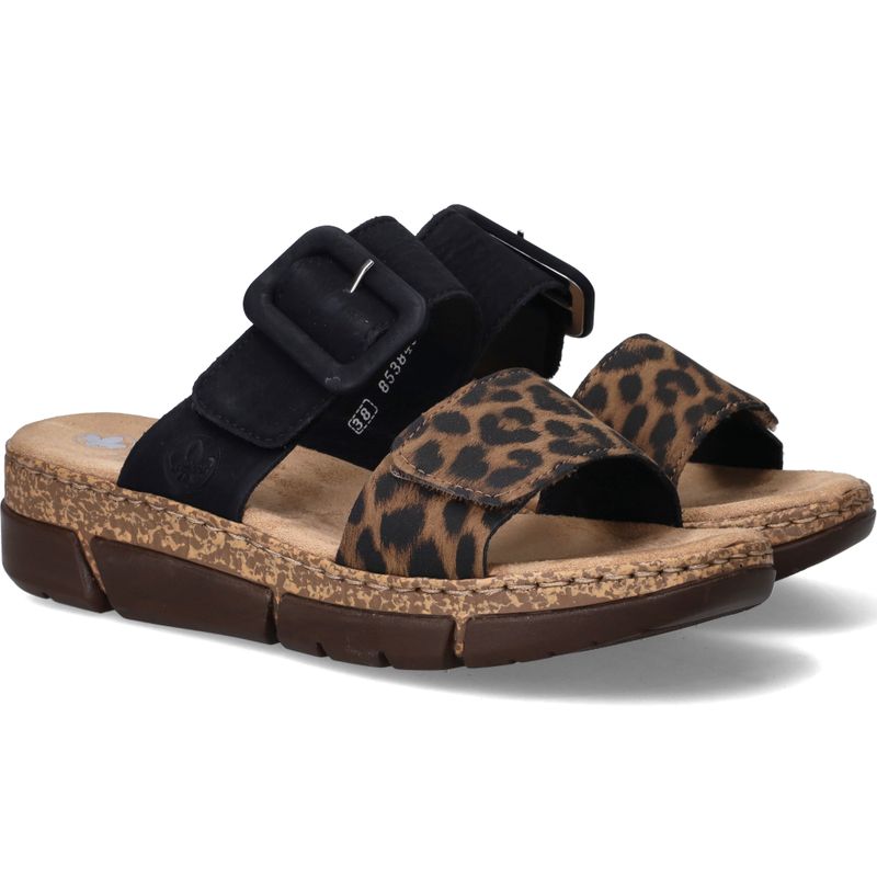 Rieker Slippers Bruin Dames