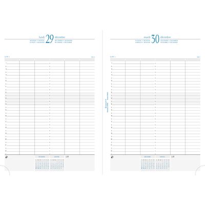 Agenda Barbara Journal 29/1 - 1 jour par page (1er volume) - 21 x 29,7 cm - disponible dans différentes couleurs - Exacompta