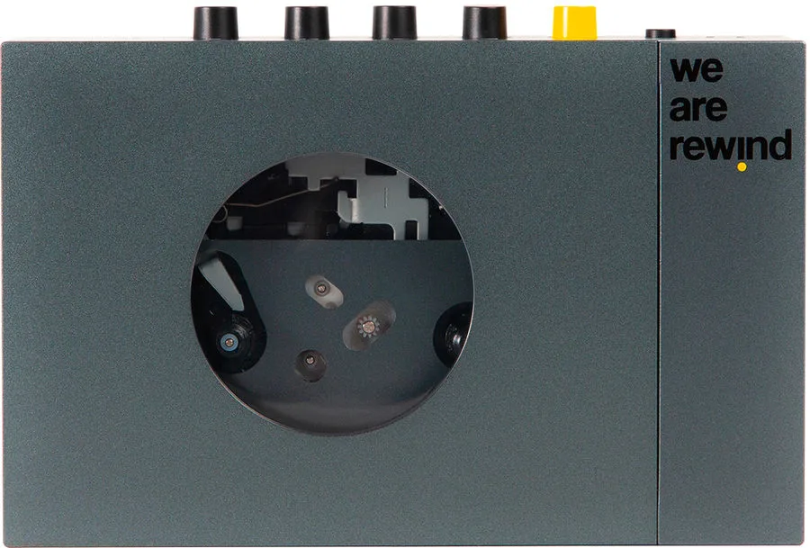 Lecteur cassette We Are Rewind Gris Platines cassette