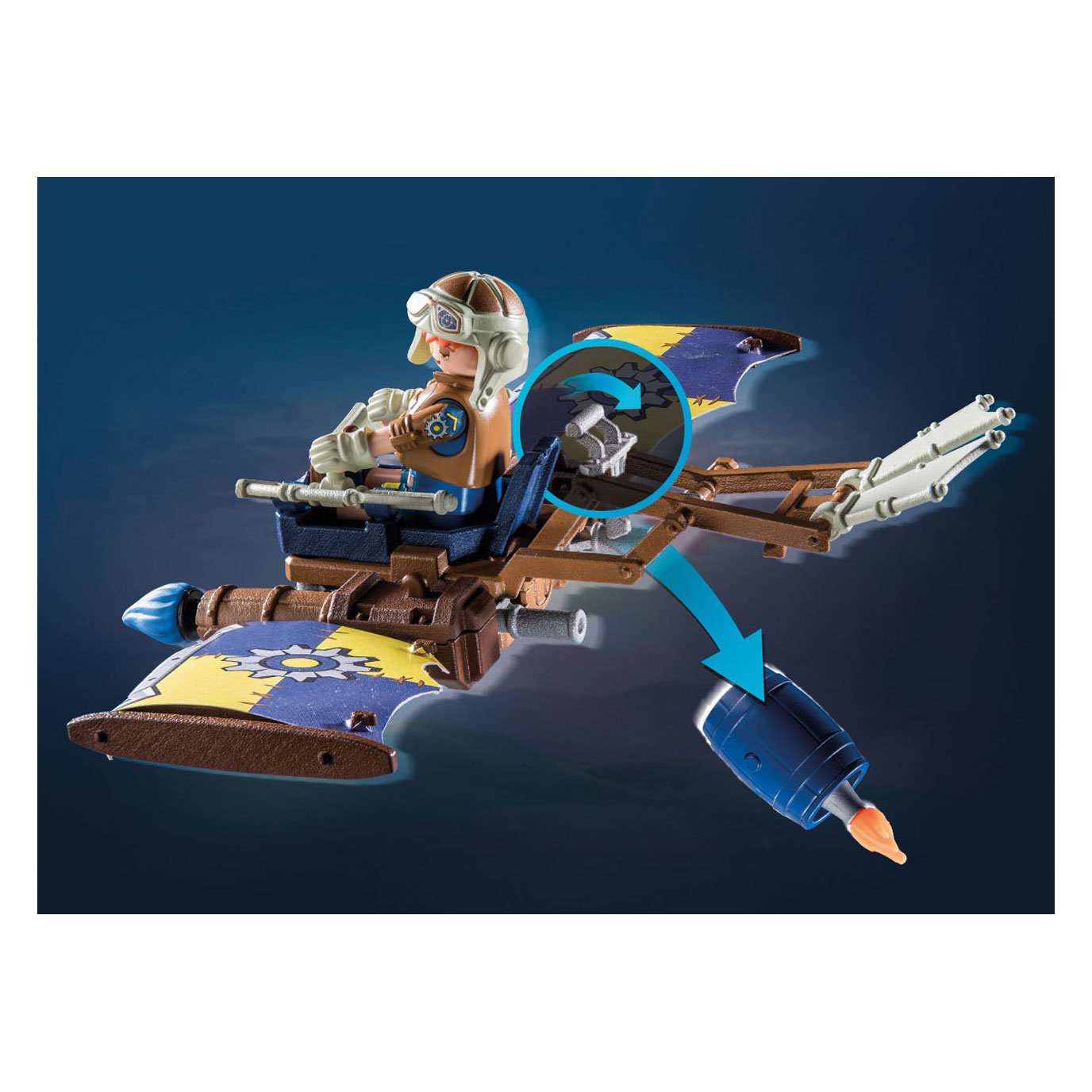 Playmobil Novelmore Dario's zweefvliegtuig - 71211