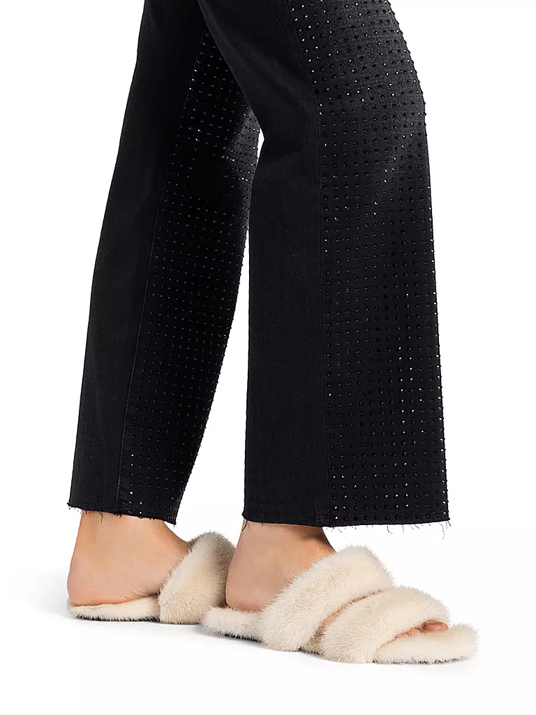 CAMBIO Jeans Wide Leg TESS schwarz