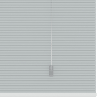 KARWEI dubbel plisségordijn lichtdoorlatend grijs (kleurnr. 6006) 140x180 cm (bxh)