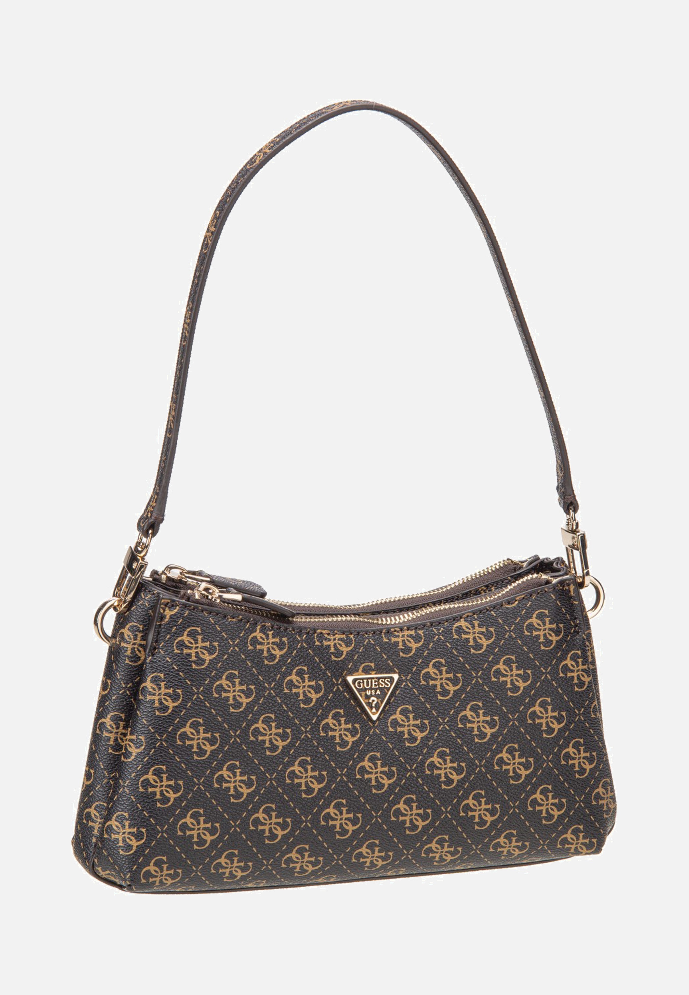 Noelle II 3 Comp Shldr Xbody Brown Logo - Umhängetasche