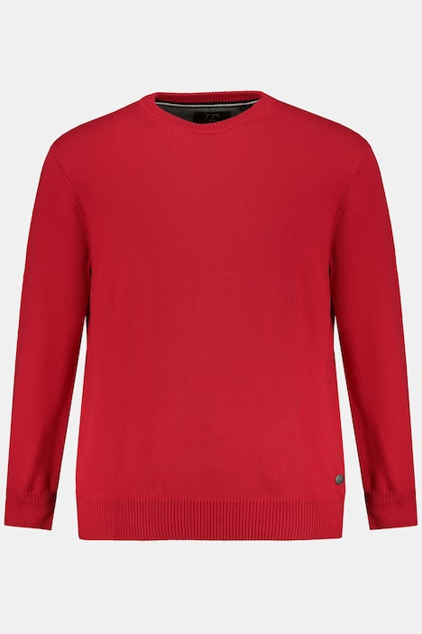 Pullover, runder Ausschnitt, JP1880-Stick, Baumwolle