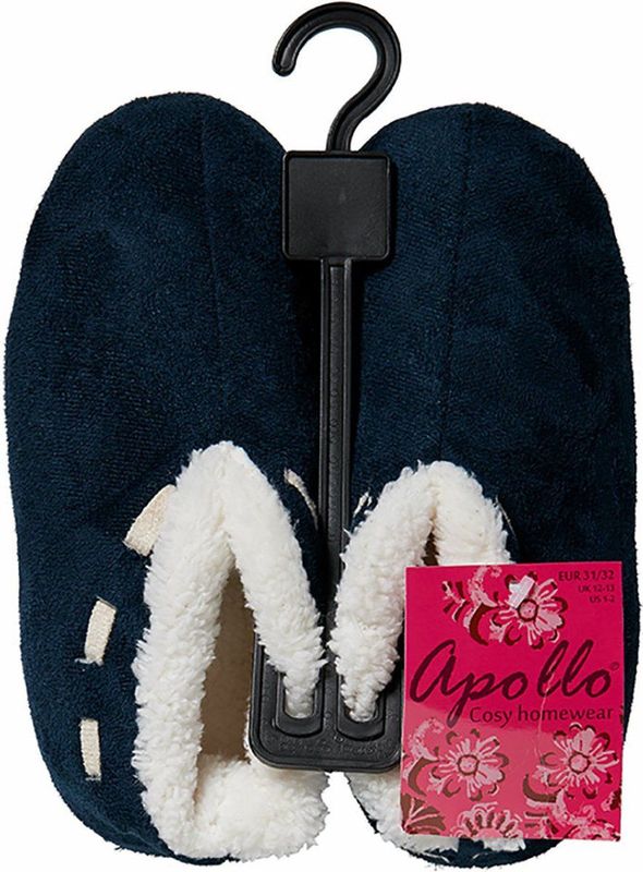 Spaanse Sloffen - Navy Blauw - Polyester - Kinderen