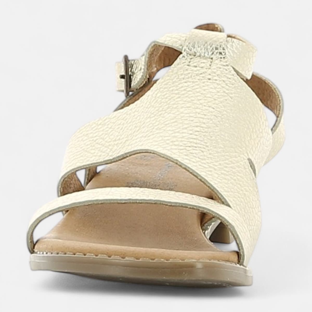 Sandales Femme en cuir or