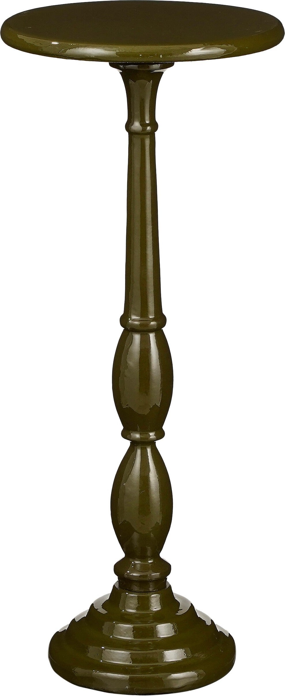 Mica Decorations bijzettafel Duco groen D 25 H 61 cm