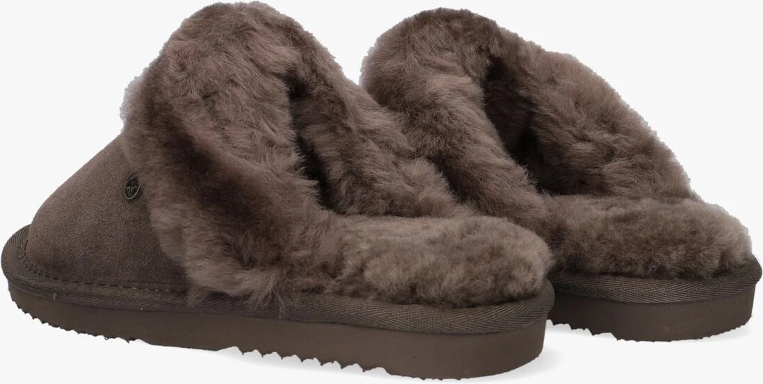 WARMBAT grijze warmbat pantoffels flurry kids