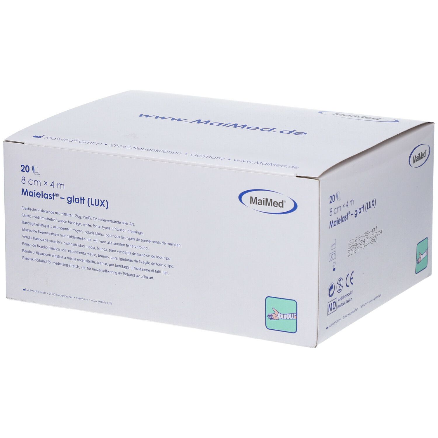 MaiMed® 8 cm x 4 m glatt